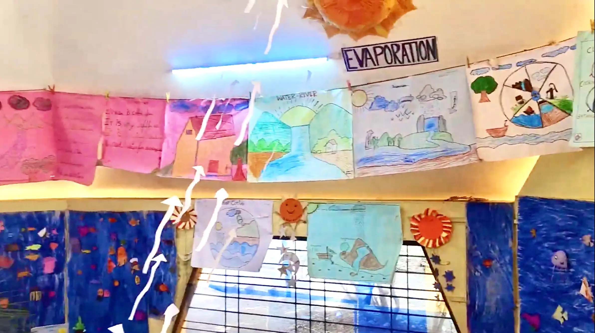 Aikiyam School, student crafts