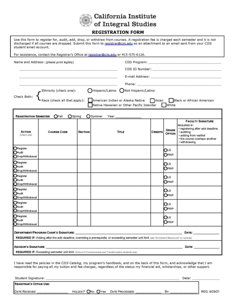 Example Ciis Form CIIS SUMMER COURSE - HARIDAS CHOUDHURI AND INTEGRAL YOGA with Debashish ...